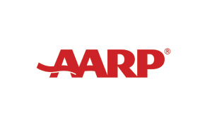 Kevin Liberty Voice Actor AARP Logo